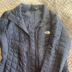 Navy Blue North Face Jacket